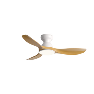 Ventilatori da soffitto neri moderni diretti in fabbrica con luci e telecomando regolabile 3CCT reversibili BLDC motore ABS lame per soggiorno - Product Image 2