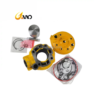 WANOU 47mm Jaune <span class=keywords><strong>AM6</strong></span> <span class=keywords><strong>50CC</strong></span> Ensemble de bloc-cylindres de scooter Mécanisme de manivelle de moto - Product Image 1