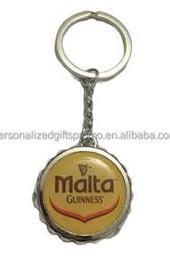 แขวนง่ายบนที่ใส่กุญแจพร้อมขวดหรือที่เปิดกระป๋อง พวงกุญแจโลหะ ที่เปิดขวดบาร์รูปร่างฝาเบียร์ - Product Image 4