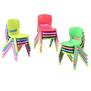 24cm hoge, kleurrijke, stapelbare, moderne kinderstoel van <span class=keywords><strong>plastic</strong></span> met <span class=keywords><strong>plastic</strong></span> frame voor gebruik op school, thuis, in de klas en kleuterschool. - Product Image 2