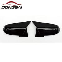 Carcasas de Espejos Laterales Estilo M en Negro Brillante para BMW Serie 1 2 3 4 F20 F22 F30 F32 F36 E84 09-22, ABS Inyectado, Par