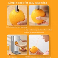 Machine à jus d'orange électrique commerciale 110V presse-agrumes utilisé pour le traitement des fruits frais et du citron pour les restaurants
