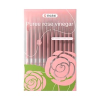 Vinaigre de fruits liquide pur à base de purée de rose, sans sucre, de l'usine source Jia's Tribute, personnalisable OEM