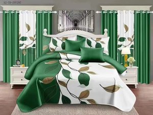 非洲风格定制海军蓝几何王6PCS涤纶结婚窗帘床上用品套装 - Product Image 6