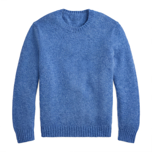 Suéter Jacquard Estilo Preppy Vintage para Hombre, Tejido Estándar 7GG, Mezcla <span class=keywords><strong>de</strong></span> Lana, Antiarrugas, Antiretráctil, para Invierno - Product Image 1