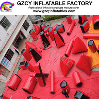 Boule de peinture gonflable personnalisée, imite les cubes, vente en gros, pièces