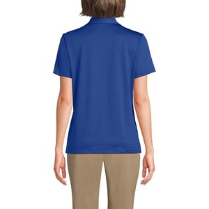 Polo de sport à manches courtes pour femme FOXA, séchage rapide, coupe classique, 100% polyester, tissu tricoté à séchage rapide - Product Image 2