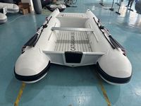 Bateau Catamaran Semi-Rigide Gonflable 380cm en PVC Mehler, Capacité 6 Personnes avec Plateforme de Pêche à l'Ancienne pour Bateau d'Appoint de Yacht, Origine Chine OEM ODM