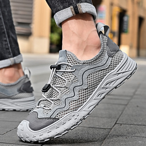 Nouvelle Collection – <span class=keywords><strong>Chaussures</strong></span> <span class=keywords><strong>Bateau</strong></span> Sportives d'Été pour Hommes en Cuir Véritable, à Enfiler, Bout Rond, Antidérapantes, Respirantes, avec Semelle Extérieure en Caoutchouc pour l'Extérieur - Product Image 4