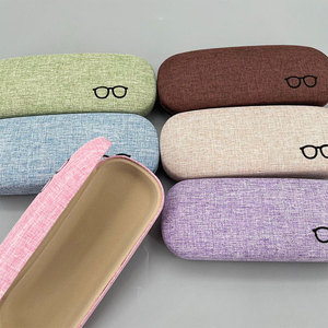 Estuche de Gafas de Alta Gama con Logotipo Personalizado, Caja de Almacenamiento de Gafas de Sol de Tela, Estuche Rígido Portátil para Gafas de Lectura, Venta al por Mayor - Product Image 4