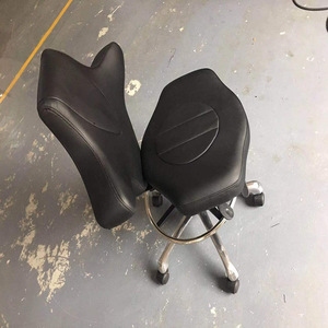 Shilleva Ultrasound Examination <b>Chair</b> Black Height Adjustable Ergonomic Office <b>Chair</b> With <b>Wheels</b> For Medical Use - Product Image 4