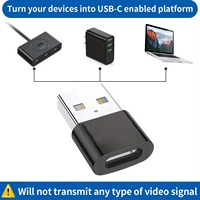 Adaptateur USB 2.0 vers Type C, convertisseur de chargeur USB C femelle vers USB A mâle pour ordinateur portable, compatible avec iPhone iPad