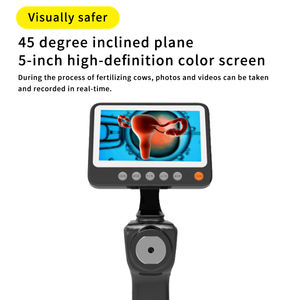 Pistola de inseminación visual Dearsee de 5,0 pulgadas para vaca y oveja Pistola digital AI con cámara endoscópica portátil - Product Image 3