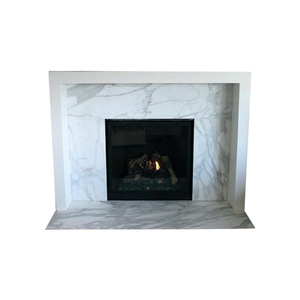 <span class=keywords><strong>Chimenea</strong></span> de mármol blanco de esquina de diseño personalizado de estilo Simple barato - Product Image 1