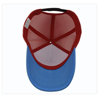 Gorra Trucker de 5 Paneles con Malla de Espuma, Logotipo Bordado Personalizado, Diseño de Dos Tonos en Contraste, para Hombres y Mujeres, Deportes al Aire Libre