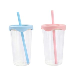 Reusable Tritan 500Ml <b>Straw</b> Portable Lightweight <b>Travel</b> Coffee Juice Drinking Bottle Outdoor Fitness Daily Drink <b>Cup</b> - Product Image 1