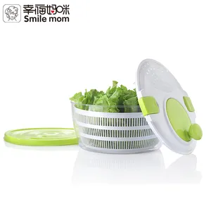 Smile mom New Vegetable Salad Spinner with Lid