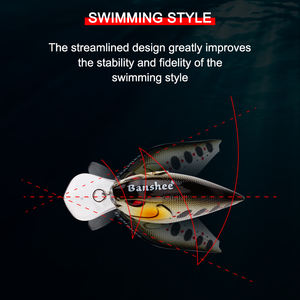 ชุดเหยื่อล่อปลา VKR68แบบลอยน้ำได้เหยื่อล่อแบบลอยน้ำได้สำหรับนักดำน้ำตื้นปรับแต่งได้เต็มรูปแบบ - Product Image 3