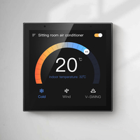 Smart Home Tuya WiFi Control de pantalla táctil multifuncional de 4 pulgadas Central con panel de vidrio para escenas inteligentes interruptor inteligente