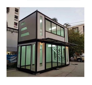 Casa Prefabricada de Lujo con Estructura de Acero y Paneles Sándwich de EPS, Tipo Contenedor, Portátil - Product Image 1