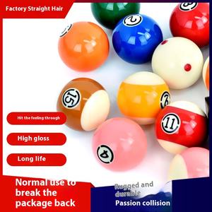 American 16-Color Pool & Snooker Balls Chino Negro Ocho 5,72 cm Cristal Resina Estándar Bolas de billar grandes - Product Image 6