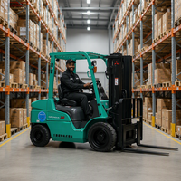 Chariot élévateur industriel Mitsubishi d'occasion 3 tonnes pour opérations en usine, manutention de conteneurs, remplacement de flotte logistique, commandes en gros