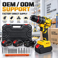 Perceuse-visseuse électrique sans fil à moteur brushless HJT, personnalisable, avec batterie rechargeable – Vente directe usine
