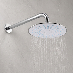 Ensemble de <span class=keywords><strong>douche</strong></span> mural à effet pluie avec tuyau de rechange, en laiton noir, luxe moderne, universel pour salle de bain - Product Image 1