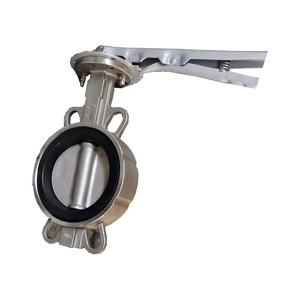 วาล์วผีเสื้อสแตนเลสแบบก้านโยก เปิด/ปิดเร็ว ประหยัดต้นทุน ใช้งานง่าย ปิดสนิทแบบไร้ฟองอากาศ - Product Image 3