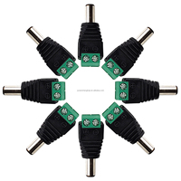 10A 2 broches CCTV alimentation DC connecteur vis prise adaptateur cordon avec prise femelle 12V mâle adaptateur pour connecteurs