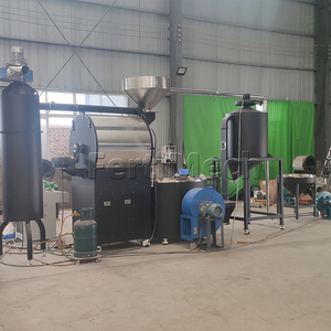 6kg 8kg 10kg 15kg Commercial Processor Non-stick <b>Coated</b> Coffee Roasting <b>Production</b> Line - Product Image 3