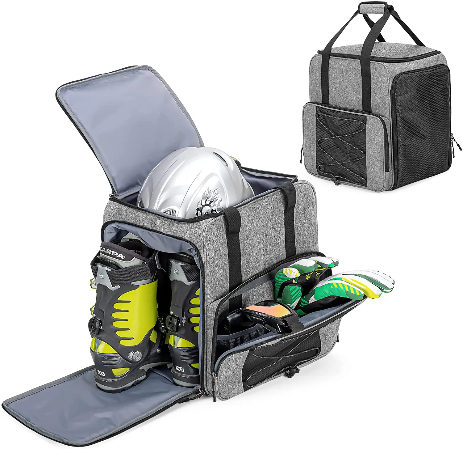 Equipaje de viaje para esquí y snowboard, resistente al agua, botas de nieve, accesorios para casco, bolsa de bota de esquí