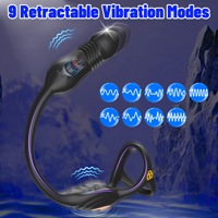 Masseur électrique du point G masculin, vibrateur anal en silicone, plug anal, jouet sexuel pour hommes, sûr pour le corps, neuf