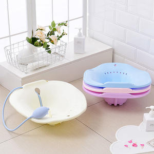 Sitz Bath Basin Plastic Irregular Shape For Postpartum Care Home Use Unisex Medicated Bath - Product Image 1