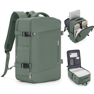 <span class=keywords><strong>Zaino</strong></span> da Donna Grande Capacità Impermeabile Antifurto con USB Fodera in Nylon Compatibile come Bagaglio a Mano EasyJet Ryanair da Cabina - Product Image 6