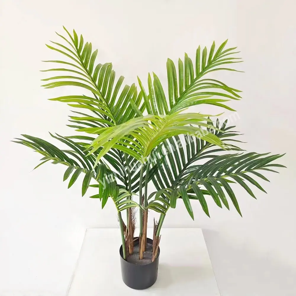 2024 hot sell artificial leaves artificial plant bamboo palm artificial trees for home decoration