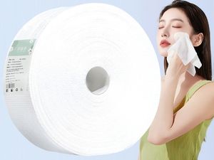 <span class=keywords><strong>Hydrophilic</strong></span> ม้วนผ้าสปันเลซนูน3D ผ้าฝ้าย100% สไตล์ครอสโอเวอร์ระบายอากาศได้วัสดุใยสังเคราะห์สำหรับผ้าขนหนูผ้าเช็ดเปียก - Product Image 2