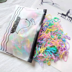New Multiple Models Colorful Elastic Hair <b>Ties</b> Sweet Simple Style Girl's Hair Accessory Fashion Jewelry Wholesale For Daily Use - Product Image 3