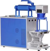 Mesin Penanda Laser Serat 20W Presisi Tinggi Kecepatan Tinggi Sistem CNC Portabel untuk Perhiasan Logam Baja Tahan Karat