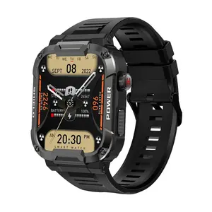 Robusto MK66 Smart Watch da uomo per Xiaomi Android ios Ftiness smartwatch da esterno a tre prove per uomo BT call IP69 standby a lungo termine