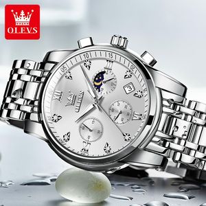 OELVS 2858 Reloj Deportivo Original para Hombre, Relojes de Lujo Personalizados, de Pulsera, Impermeable, de Moda Casual y de Cuarzo - Product Image 3