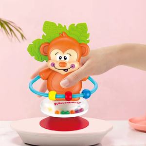 5 pièces <span class=keywords><strong>hochet</strong></span> bébé jouet anneau Musical main cloche bâton Animal mignon anneau <span class=keywords><strong>de</strong></span> dentition singe <span class=keywords><strong>ventouse</strong></span> bébé <span class=keywords><strong>hochet</strong></span> ensemble pour tout-petits - Product Image 4