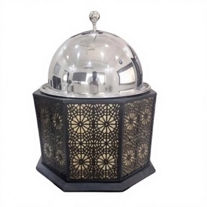 Réchaud alimentaire en métal de style marocain, qualité supérieure, fait main, design décoratif de luxe, réchaud en métal - Product Image 1
