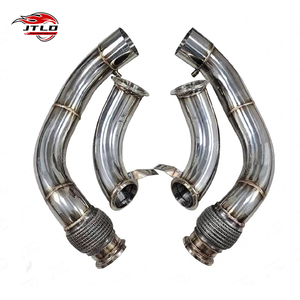 Sistema de escape JTLD 304SS Sport Downpipe para <span class=keywords><strong>BMW</strong></span> M5 F90 X6M F96 2021 para 2020 <span class=keywords><strong>BMW</strong></span> <span class=keywords><strong>M8</strong></span> F92 <span class=keywords><strong>Competition</strong></span> <span class=keywords><strong>Coupe</strong></span> 4,4 T - Product Image 3