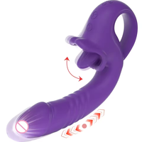 Einziehbarer 10-Gang-Vibrator mit Fernbedienung USB-Aufladbar Wasserdicht für G-Punkt- und Klitoris-Stimulation