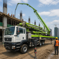Camion pompe à béton Zoomlion 49m d'occasion sur châssis Sinotruk Howo 6x4, Camion pompe à béton Zoomlion ZLJ5350THBKE à vendre