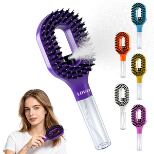 Peine Pulverizador de Agua 2 en 1 Tamaño Viaje – Cepillo Desenredante Anti-Frizz con Niebla Fina, Hidratación Instantánea del Cabello - Product Image 1