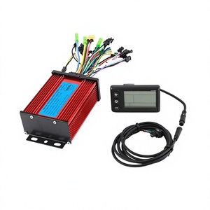 Kit WXGN200 con pantalla roja de 9 tubos + kit controlador de 9 tubos, 36V/48V/60V/72V, 450W/500W universal para bicicleta eléctrica L886 - Product Image 1