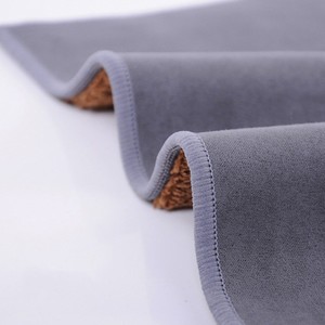 Yi Kailing Serviette de lavage de voiture en microfibre double face, épaisse, anti-peluchage, pour le nettoyage des véhicules, gris-rouge-brun - Product Image 3