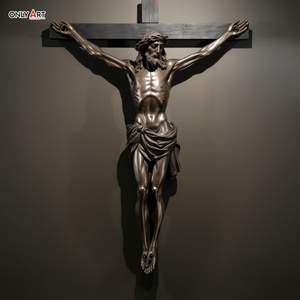 Gigante antiguo católico religioso interior Metal <span class=keywords><strong>Cristo</strong></span> Cruz escultura tamaño real famoso Jesús crucificado estatuas de bronce para la venta - Product Image 5